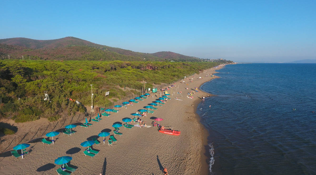 Spiaggia delle Rocchette - Camping Village Maremma Sans Souci