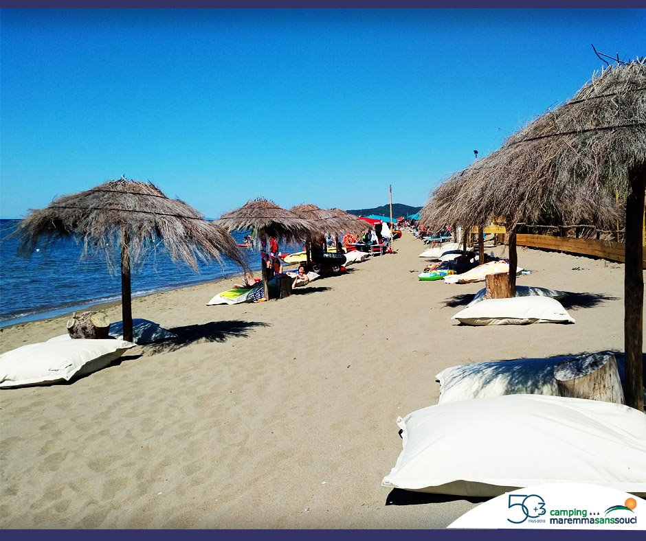 Spiaggia beach relax - Camping Village Maremma Sans Souci