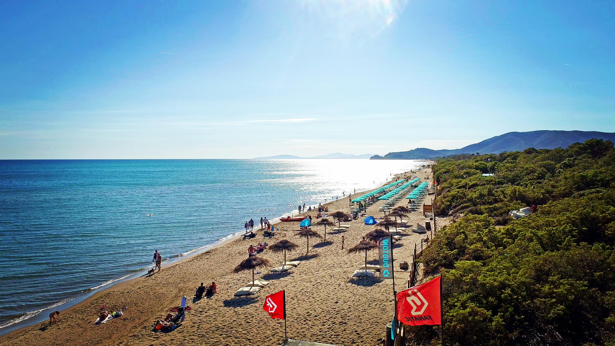 Der Strand von Rocchette in Castiglione della Pescaia